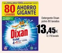 FROIZ Dixan - detergente polvo 80 lavados oferta