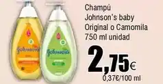 FROIZ Johnson's - champú original o camomilla oferta