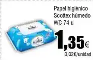 FROIZ Scottex - papel higienico humedo oferta