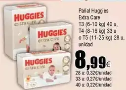 FROIZ Huggies - pañal extra care oferta