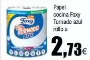 FROIZ Foxy - papel cocina tornado azul rollo u oferta
