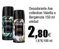 FROIZ Axe - desodorante collection vainilla o bergamota unidad oferta