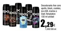 FROIZ Axe - desodorante core apollo oferta