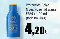 FROIZ Nivea - protección solar leche hidratante fp50+ (formato viaje) oferta