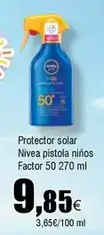 FROIZ Nivea - protector solar pistola ninos factor oferta