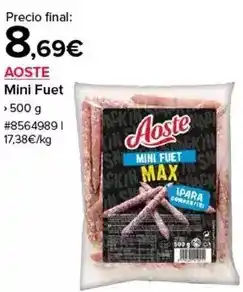 Costco Aoste - mini fuet oferta