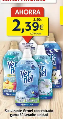 FROIZ Vernel - suavizante concentrado gama 60 lavados oferta