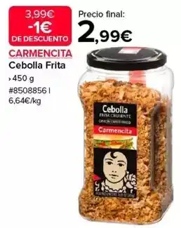 Costco Carmencita - cebolla frita oferta