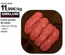 Costco Carne picada de anojo oferta