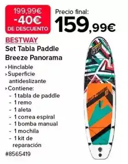 Costco Bestway - set tabla paddle breeze panorama oferta