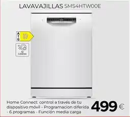 Tien 21 Bosch - lavavajillas sms4htwooe oferta