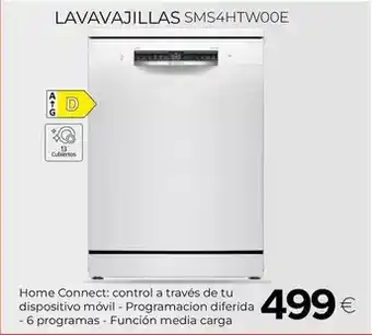 Tien 21 Bosch - lavavajillas sms4htwooe oferta