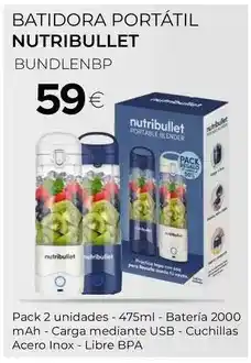 Tien 21 Nutribullet - batidora portátil oferta