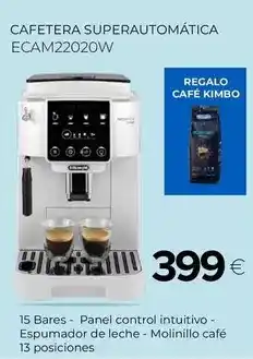 Tien 21 De'longhi - cafetera superautomatica ecam22020w oferta