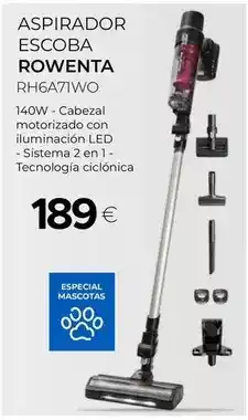 Tien 21 Rowenta - aspirador escoba rh6a71wo oferta