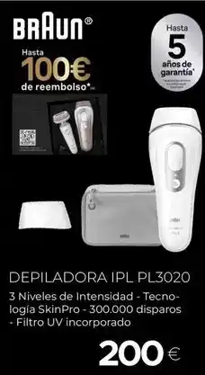 Tien 21 Braun - depiladora ipl pl3020 oferta
