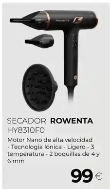 Tien 21 Rowenta - secador hy8310f0 oferta