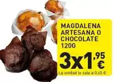 Hiperber Magdalena artesana o chocolate oferta
