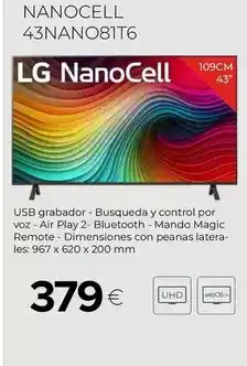 Tien 21 Lg - nanocell 43nano81t6 oferta