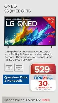 Tien 21 Lg - qned 55qned80t6 oferta
