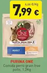 Hiperber Purina one - comida perro grain free pollo oferta