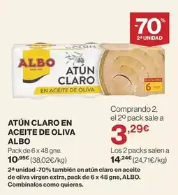 Supercor Albo - atun claro en aceite de oliva oferta
