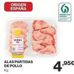 Supercor Origen - alas partidas de pollo oferta