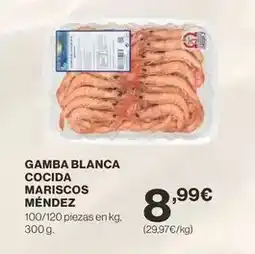 Supercor Gamba blanca cocida mariscos mendez oferta