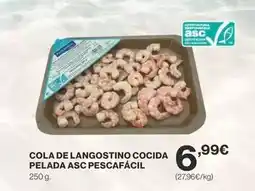 Supercor Cola de langostino cocida pelada asc pescafacil oferta