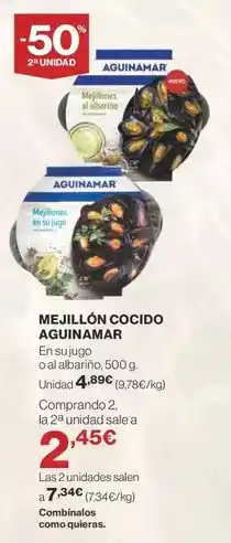 Supercor Aguinamar - mejillon cocido oferta