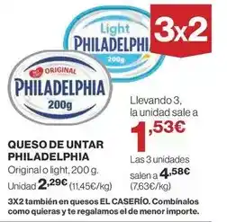 Supercor Philadelphia - queso de untar oferta