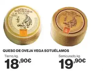 Supercor Vega - queso de oveja sotuelamos oferta