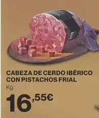 Supercor Frial - cabeza de cerdo ibérico con pistachos oferta