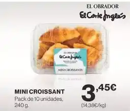 Supercor Obrador - mini croissant oferta