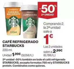 Supercor Starbucks - cafe refrigerado oferta