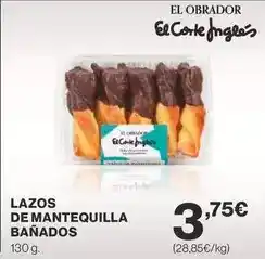 Supercor Obrador - lazos de mantequilla banados oferta