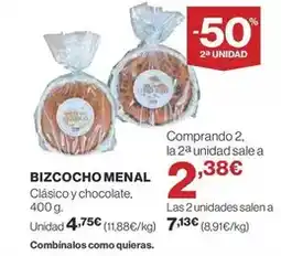 Supercor Menal - bizcocho menal oferta