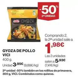Supercor Vici - gyoza de pollo oferta