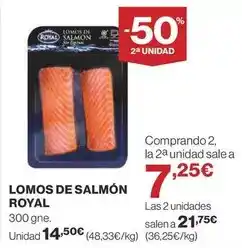 Supercor Royal - lomos de salmon oferta