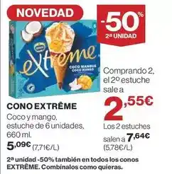 Supercor Extreme - coco y mango oferta