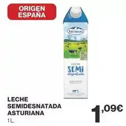 Supercor La asturiana - leche semidesnatada oferta