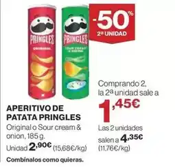 Supercor Pringles - aperitivo de patata oferta