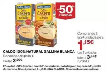 Supercor Gallina blanca - caldo 100% natural oferta