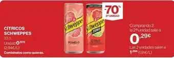 Supercor Schweppes - citricos oferta
