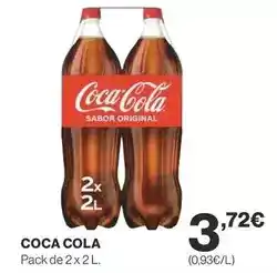 Supercor Coca-cola - pack de 2x2 l oferta