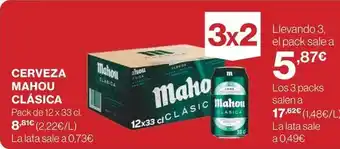 Supercor Mahou - cerveza clasica oferta