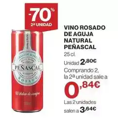 Supercor Peñascal - vino rosado de aguja natural oferta