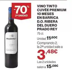 Supercor Prado rey - vino tinto cuvée premium 10 meses en barrica d.o. ribera del duero oferta