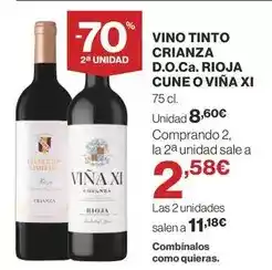 Supercor Cune - vino tinto crianza d.o.ca. rioja o viña oferta