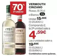 Supercor Cinzano - vermouth oferta